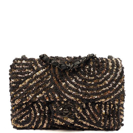 Picture of Chanel Shoulder Bag Flap Bag in Black, Sequin