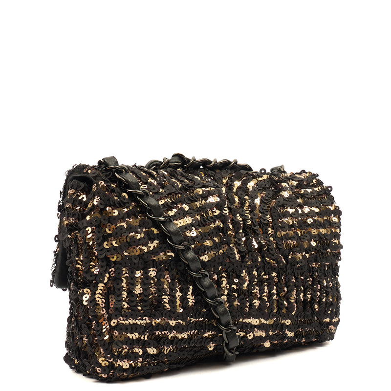 Picture of Chanel Shoulder Bag Flap Bag in Black, Sequin