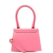 Picture of Jacquemus Top Handle Le Chiquito in Pink, Leather