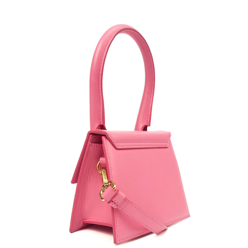 Picture of Jacquemus Top Handle Le Chiquito in Pink, Leather