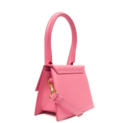 Picture of Jacquemus Top Handle Le Chiquito in Pink, Leather