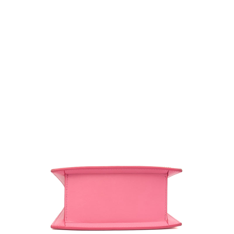 Picture of Jacquemus Top Handle Le Chiquito in Pink, Leather
