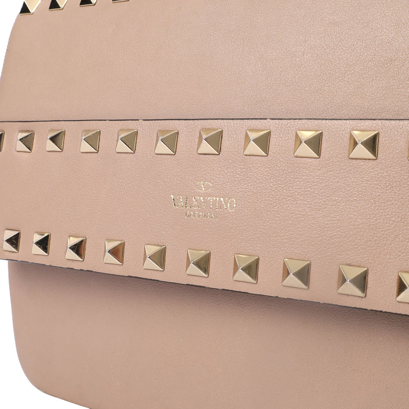 Picture of Valentino Cross Body Rockstud Camera Bag in Pink, Leather