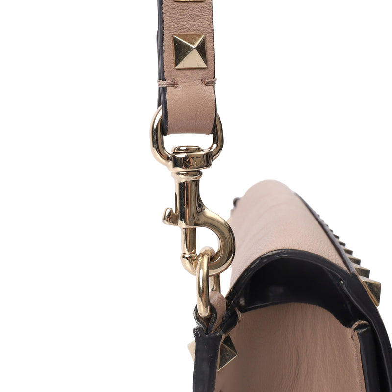 Picture of Valentino Cross Body Rockstud Camera Bag in Pink, Leather