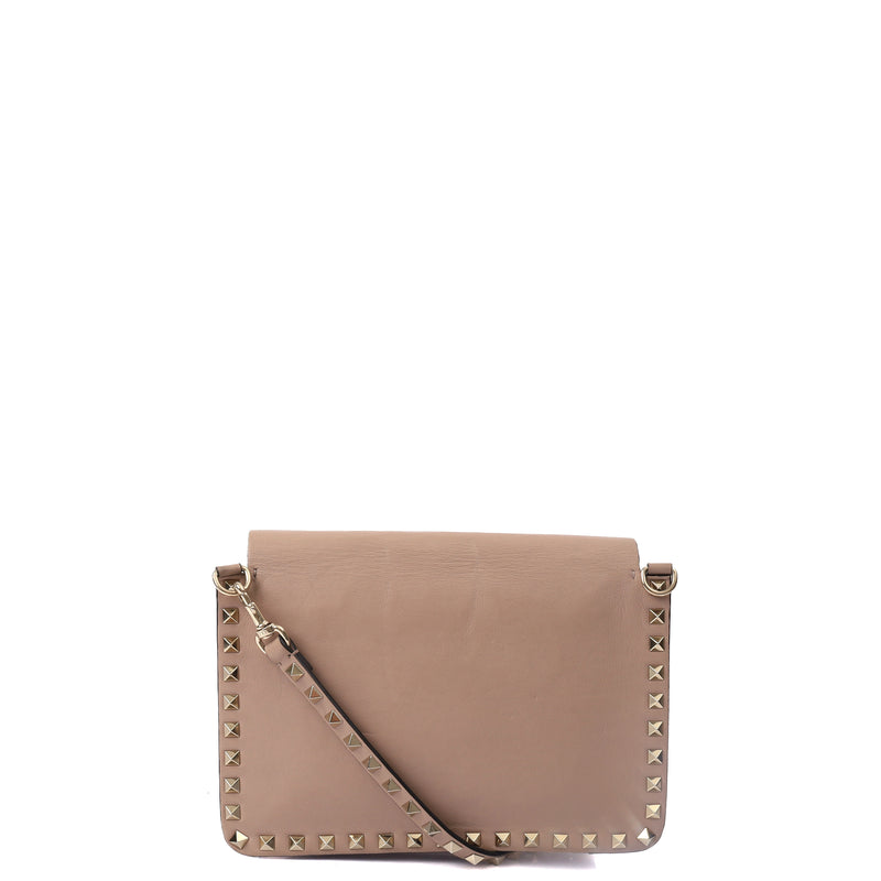 Picture of Valentino Cross Body Rockstud Camera Bag in Pink, Leather