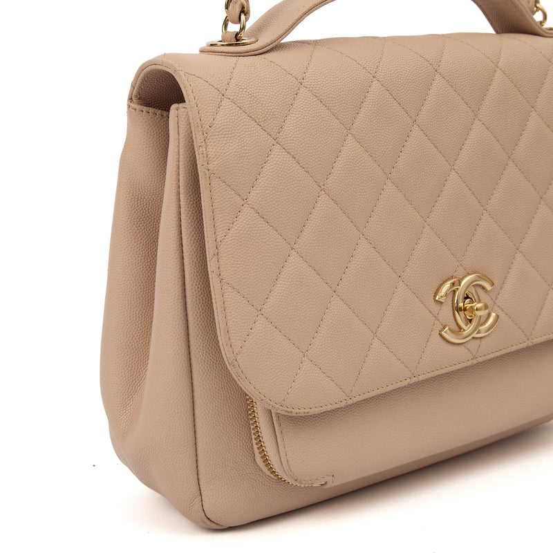 Picture of Chanel Cross Body Business Affinity Flap Bag in Neutral, Caviar Leather