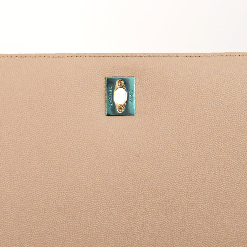 Picture of Chanel Cross Body Business Affinity Flap Bag in Neutral, Caviar Leather