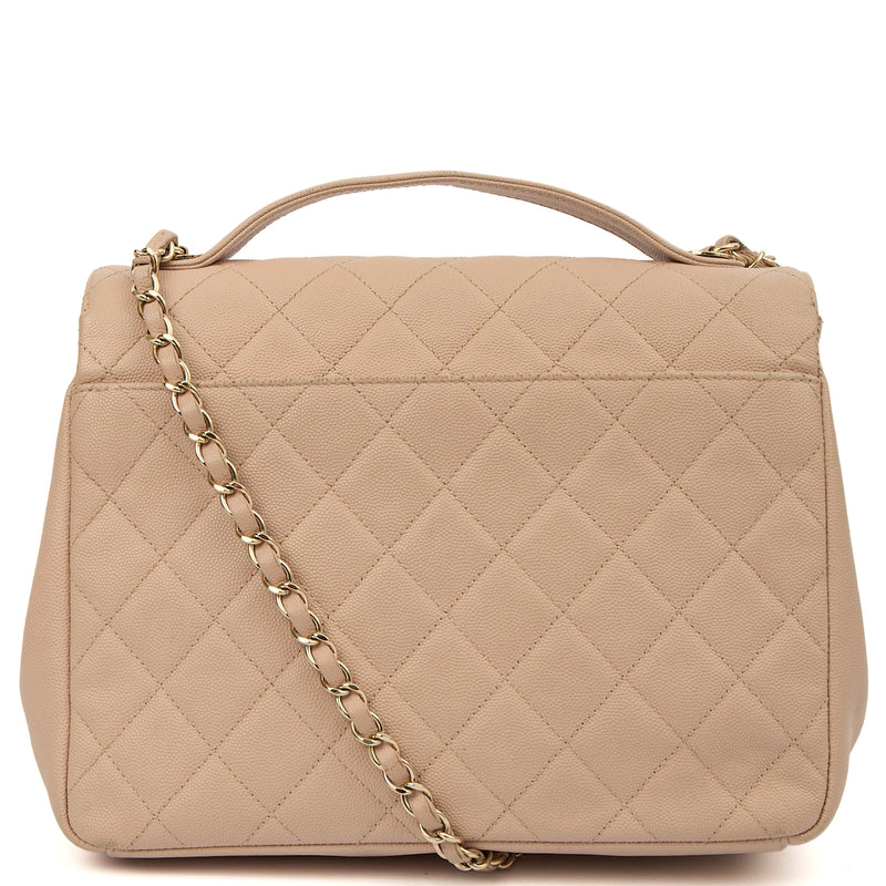 Picture of Chanel Cross Body Business Affinity Flap Bag in Neutral, Caviar Leather