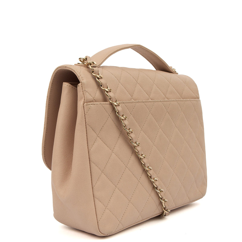 Picture of Chanel Cross Body Business Affinity Flap Bag in Neutral, Caviar Leather