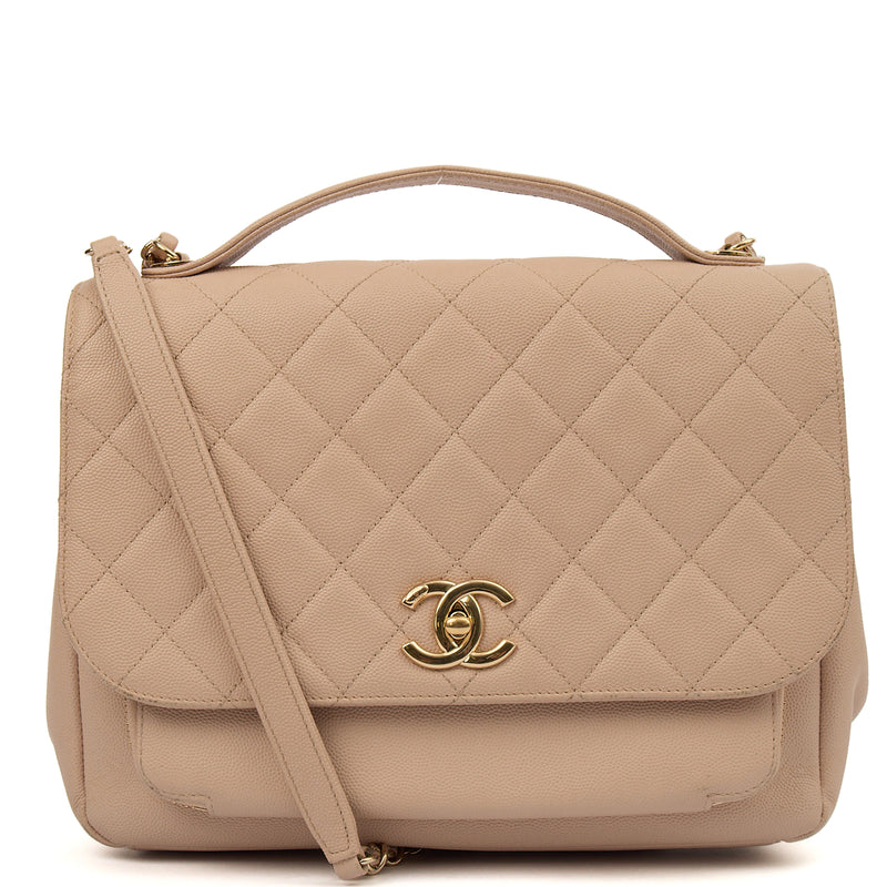 Picture of Chanel Cross Body Business Affinity Flap Bag in Neutral, Caviar Leather