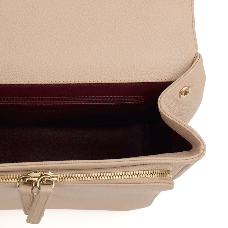 Picture of Chanel Cross Body Business Affinity Flap Bag in Neutral, Caviar Leather