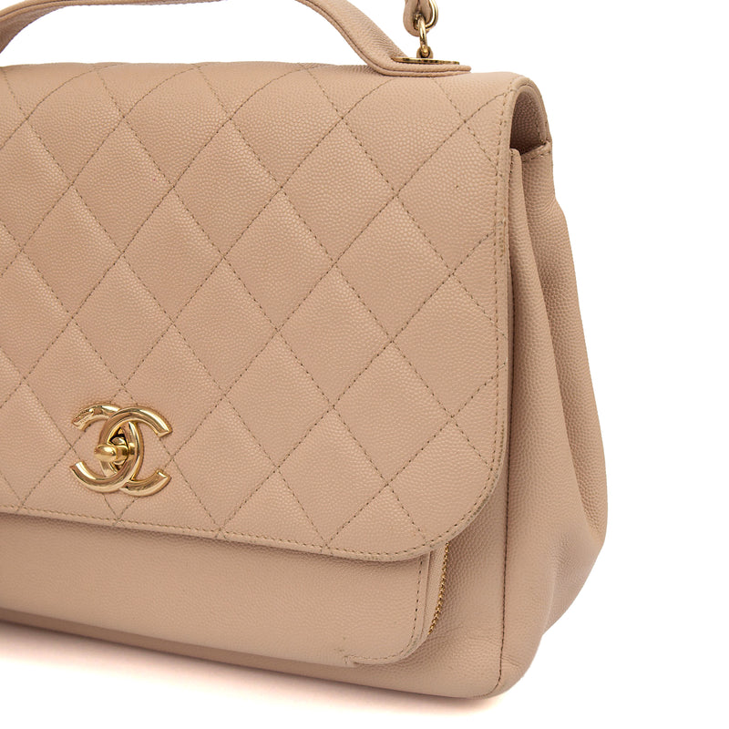 Picture of Chanel Cross Body Business Affinity Flap Bag in Neutral, Caviar Leather
