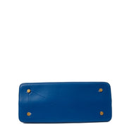Picture of Mulberry Top Handle Seaton in Blue, Calfskin Leather