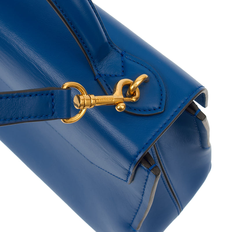 Picture of Mulberry Top Handle Seaton in Blue, Calfskin Leather