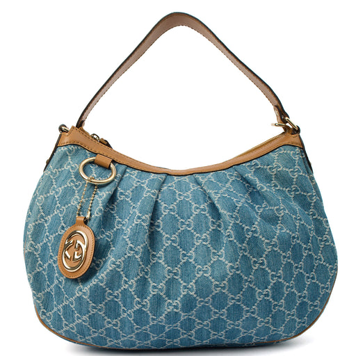 Picture of Gucci Shoulder Bag Sukey Tote Bag Medium in Blue, Fabric