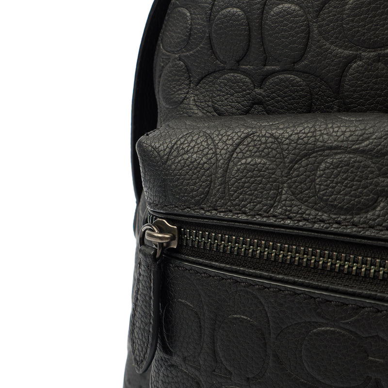 Picture of Coach Backpack Parker Backpack in Black, Leather