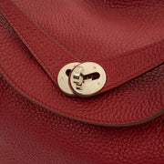 Picture of Hermes Cross Body Lindy 30 in Rouge Casaque, Clemence Leather
