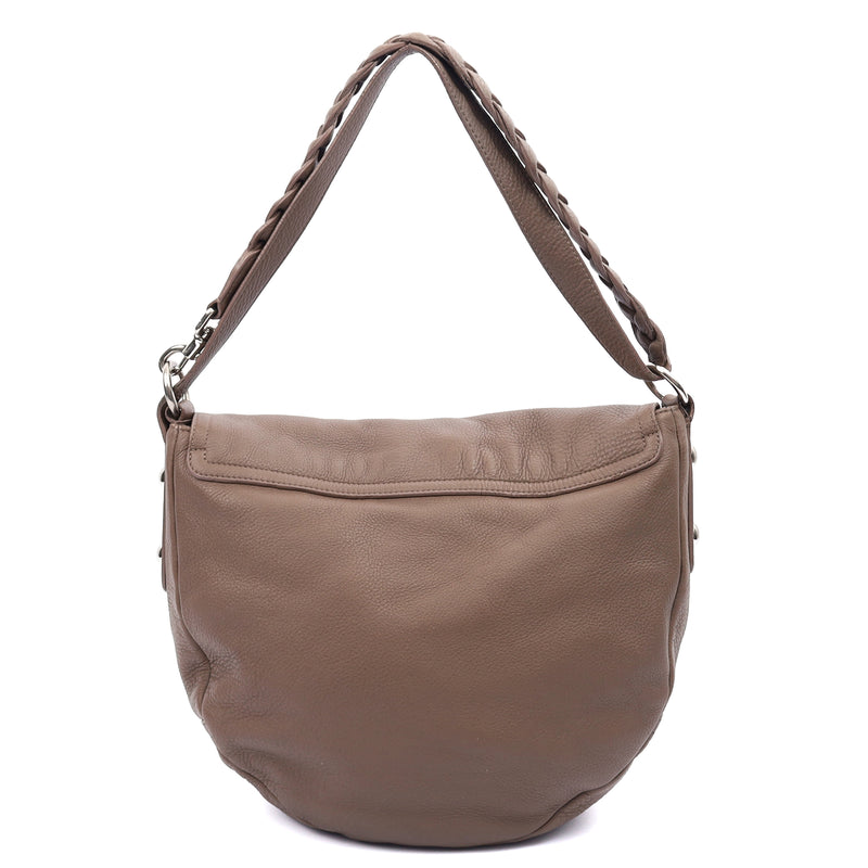 Picture of Mulberry Cross Body Daria Satchel in Clay, Calfskin Leather