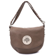 Picture of Mulberry Cross Body Daria Satchel in Clay, Calfskin Leather