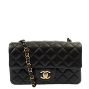 Picture of Chanel Shoulder Bag Classic - Mini (Rectangular) in Black, Lambskin Leather