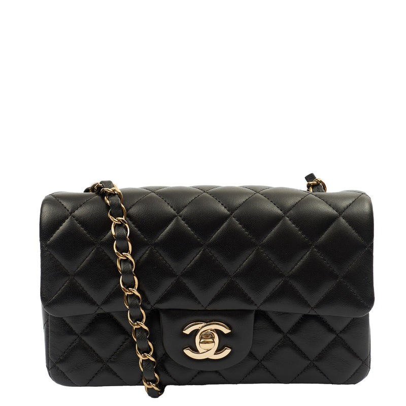 Picture of Chanel Shoulder Bag Classic - Mini (Rectangular) in Black, Lambskin Leather