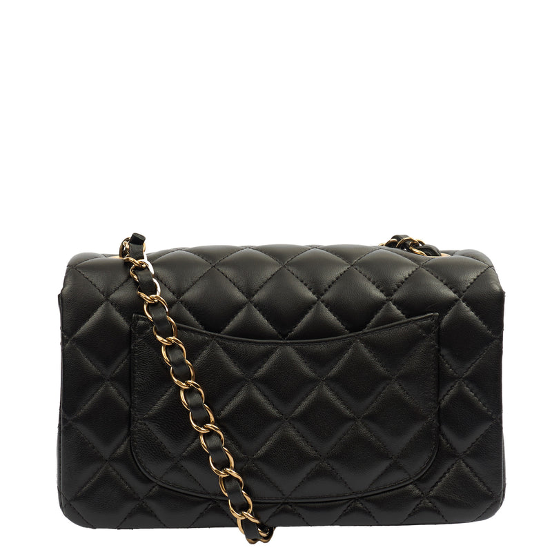 Picture of Chanel Shoulder Bag Classic - Mini (Rectangular) in Black, Lambskin Leather