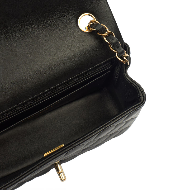 Picture of Chanel Shoulder Bag Classic - Mini (Rectangular) in Black, Lambskin Leather