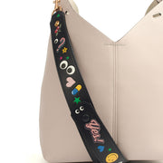 Picture of Anya Hindmarch Shoulder Bag Build a Bag - Small in Grey, Pony Skin