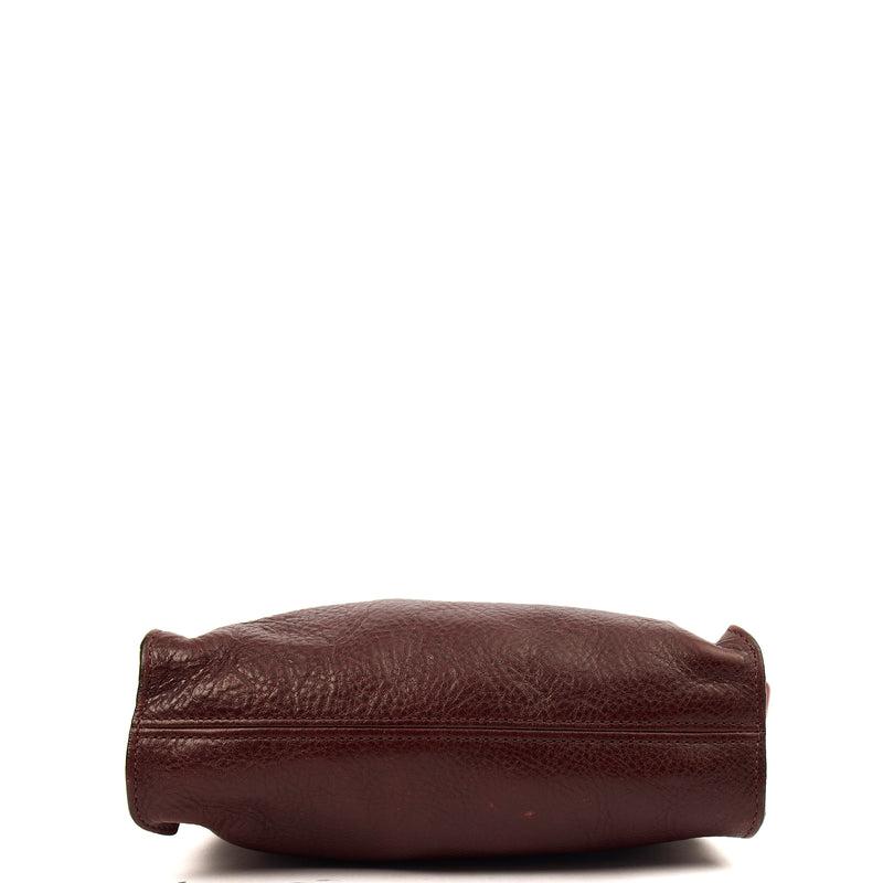 Picture of Mulberry Cross Body Antony in Oxblood, Calfskin Leather
