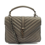 Picture of Saint Laurent Cross Body Envelope - Medium in Grey, Leather