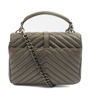 Picture of Saint Laurent Cross Body Envelope - Medium in Grey, Leather