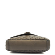 Picture of Saint Laurent Cross Body Envelope - Medium in Grey, Leather