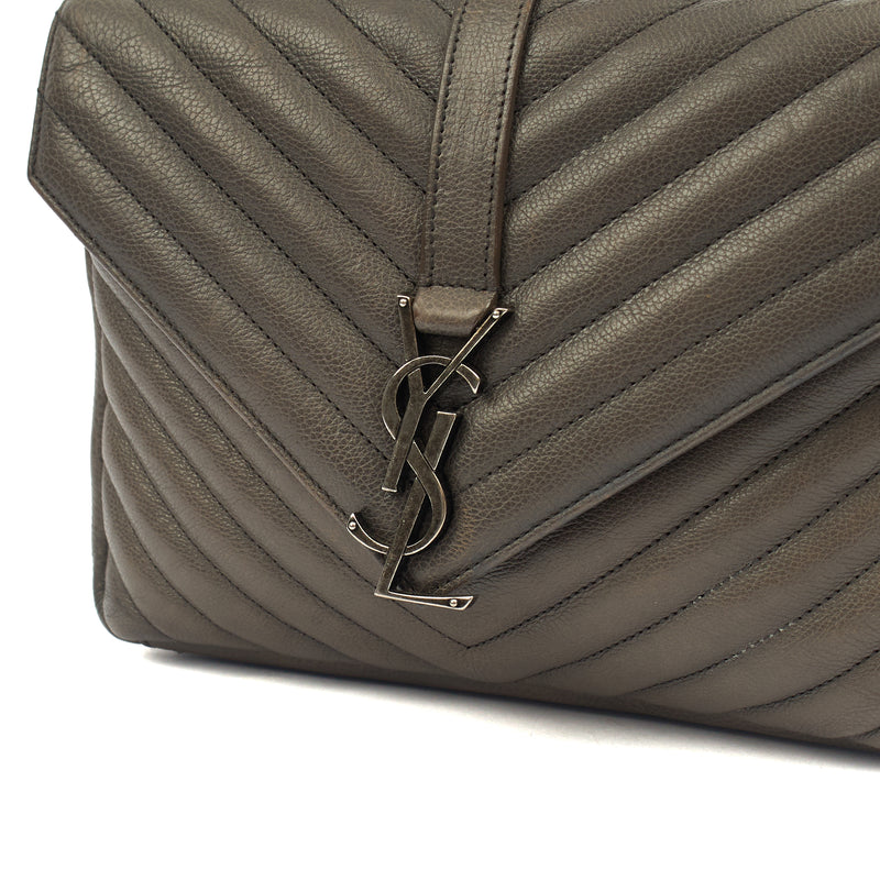 Picture of Saint Laurent Cross Body Envelope - Medium in Grey, Leather