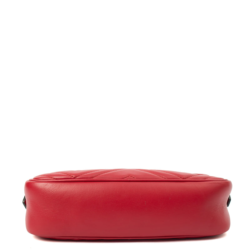 Picture of Gucci Cross Body Marmont Shoulder Bag - Small in Red, Leather
