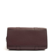Picture of Mulberry Top Handle Zipped Bayswater in Oxblood, Calfskin Leather