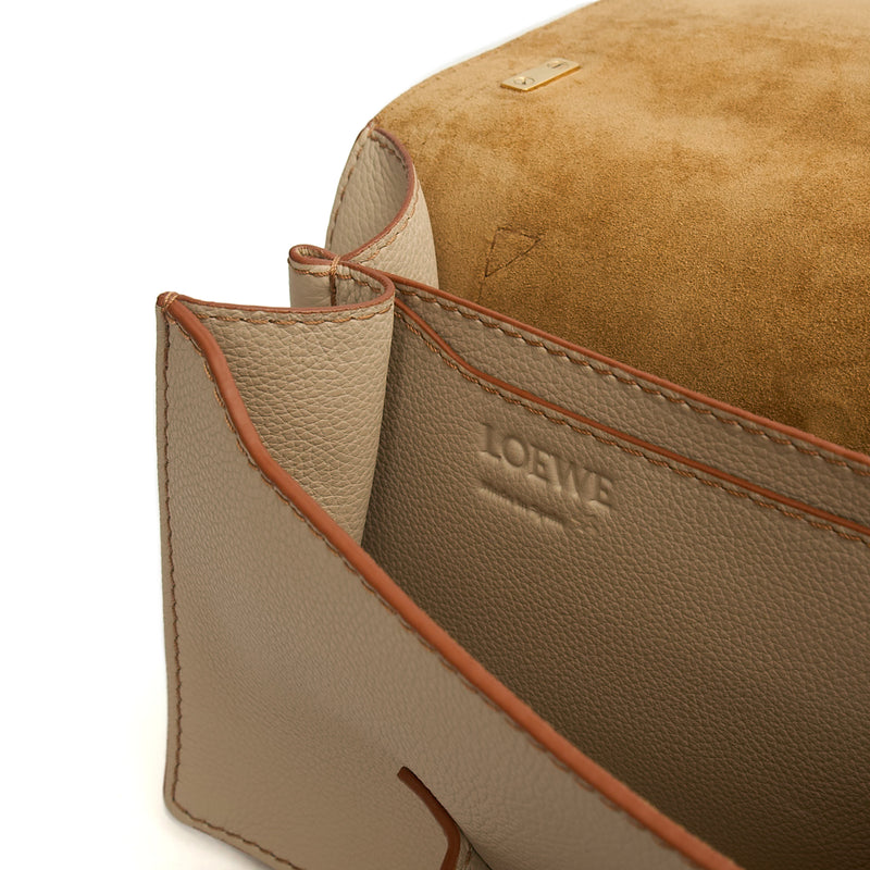 Picture of Loewe Cross Body Barcelona - Small in Neutral, Leather