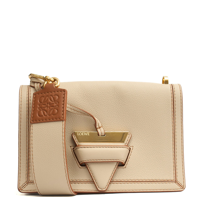 Picture of Loewe Cross Body Barcelona - Small in Neutral, Leather