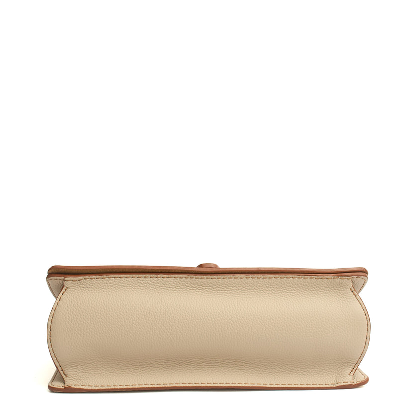 Picture of Loewe Cross Body Barcelona - Small in Neutral, Leather
