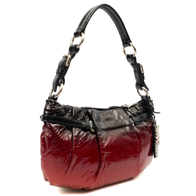 Picture of Prada Shoulder Bag Shoulder Bag in Red, Patent Leather