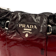 Picture of Prada Shoulder Bag Shoulder Bag in Red, Patent Leather