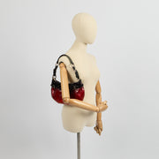 Picture of Prada Shoulder Bag Shoulder Bag in Red, Patent Leather