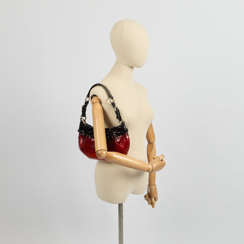 Picture of Prada Shoulder Bag Shoulder Bag in Red, Patent Leather