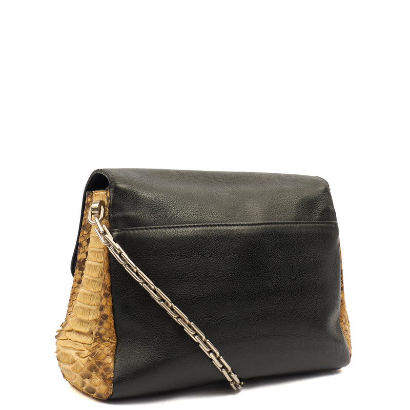 Picture of Christian Dior Shoulder Bag Diorling - Small in Black, Exotic Effect Leather