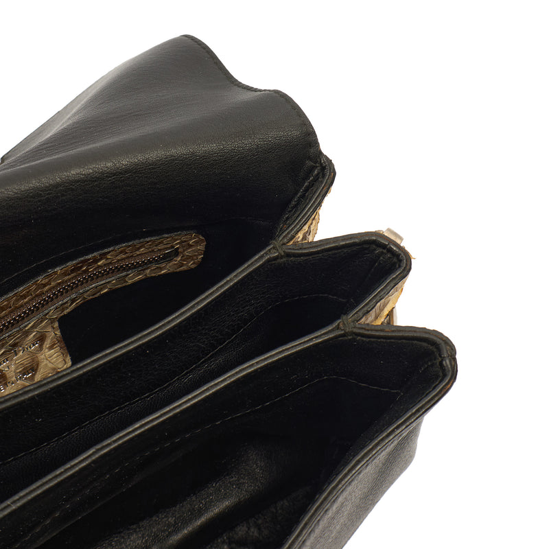 Picture of Christian Dior Shoulder Bag Diorling - Small in Black, Exotic Effect Leather