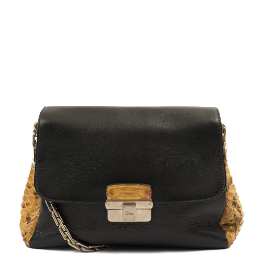 Picture of Christian Dior Shoulder Bag Diorling - Small in Black, Exotic Effect Leather