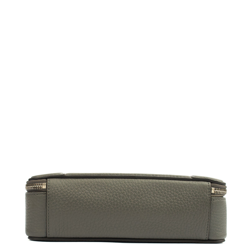 Picture of Mulberry Cross Body Belgrave - Crossbody Messenger in Charcoal Grey, Leather