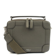 Picture of Mulberry Cross Body Belgrave - Crossbody Messenger in Charcoal Grey, Leather