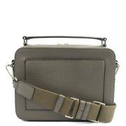 Picture of Mulberry Cross Body Belgrave - Crossbody Messenger in Charcoal Grey, Leather