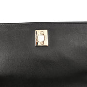 Picture of Chanel Shoulder Bag Flap Bag in Black, Calfskin Leather