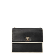 Picture of Chanel Shoulder Bag Flap Bag in Black, Calfskin Leather